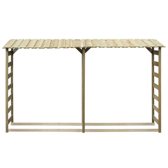 10 Ft. W x 1 Ft. D Wood Log Store