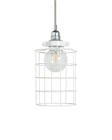 Habitat Cepheus Small Wire Shade - White