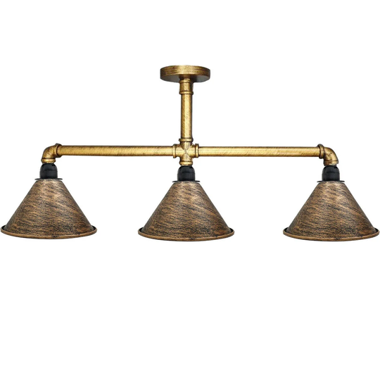 Mazon 3-Light 100cm Semi Flush Mount