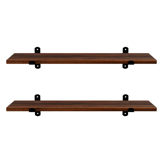 Doucoure 2 Piece Bracket Shelf