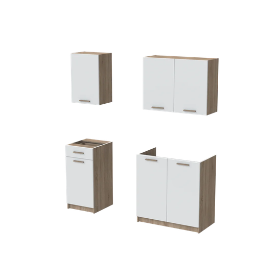 Holston 4 Piece Kitchen Pantry Set