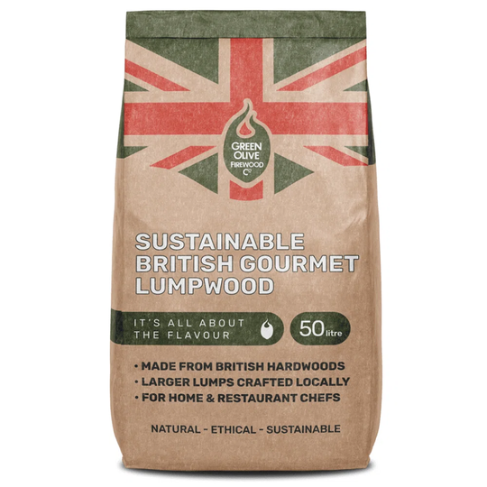 British Sustainable Gourmet Lumpwood Charcoal 2 x 50L Bags