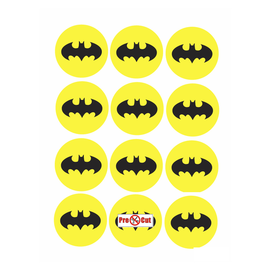 35 x Batman Cupcake Topper