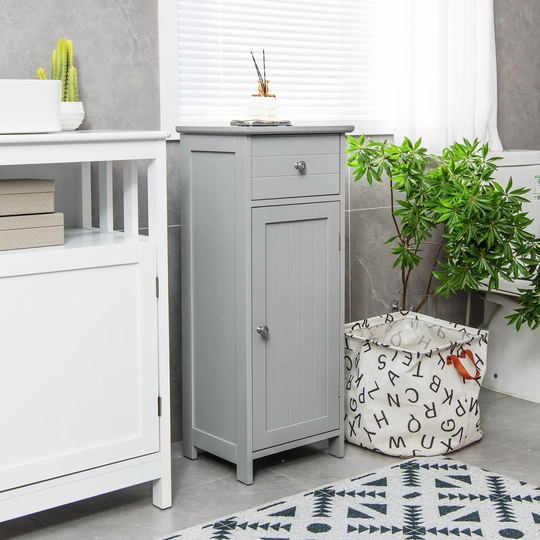35" W x 87" H x 30" D Freestanding Bathroom Cabinet