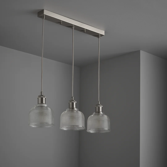 Seymour 3-Light Kitchen Island Linear Pendant