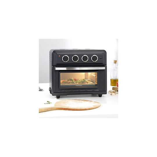 Cuisinart Air Fryer Mini Oven, 7 Functions, Air Fry, Roast, Bake, Grill, Toasties, Toast & Keep Warm, Slate Grey, TOA60U
