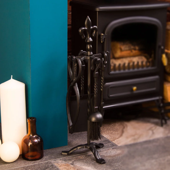 5 Piece Steel Fireplace Tool Set