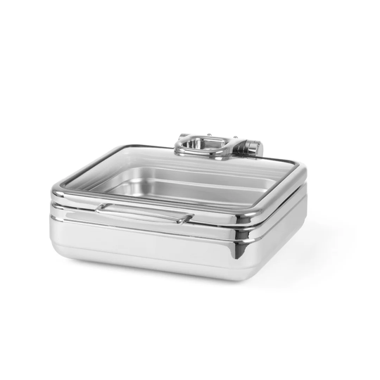 Fine Dine De Luxe Chafing Dish with Glass Cover