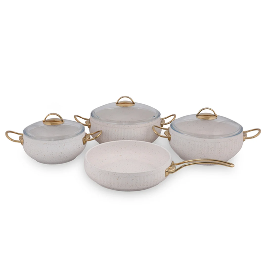 Etta Avenue Leif 4 Pieces 100% Granite coated Cookware Set