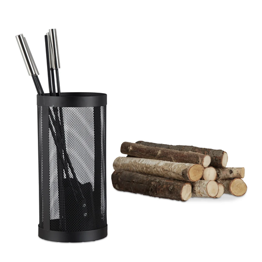 Nancy 5 Piece Steel Fireplace Tool Set