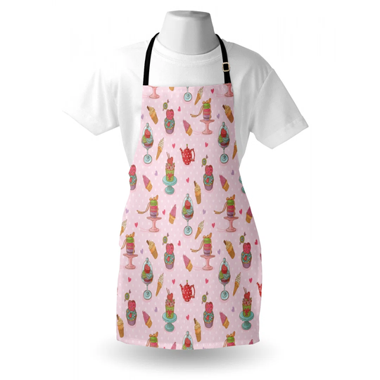 Cupcakes Teapots Candies Cookies Apron