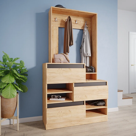 Virgnia Hall Tree with Shoe Storage