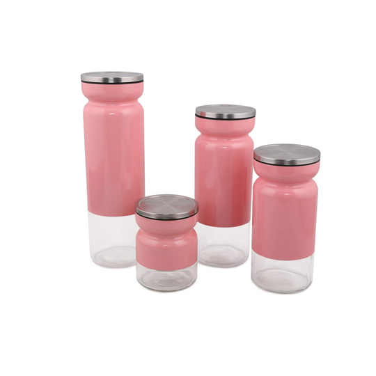 4 Piece Kitchen Canister Set
