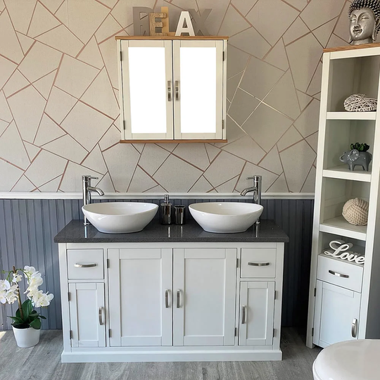 Bussard 1230mm Free-Standing Double Vanity Unit