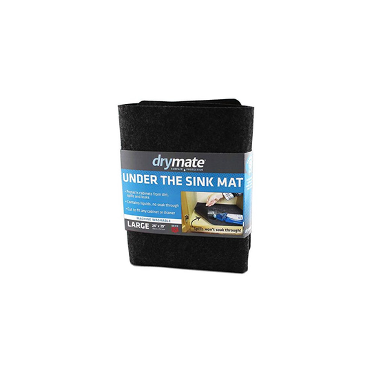 Drymate USMC2429 24" x 29" Under The Sink Premium Shelf Liner Mat - Absorbent/Waterproof - Protects Cabinets Contains Liquids Made in The USA