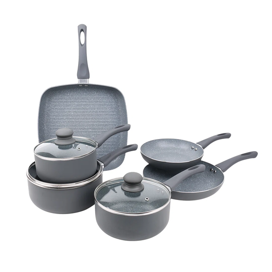 Belfry Kitchen 6 Pieces Aluminum Non Stick Cookware Set