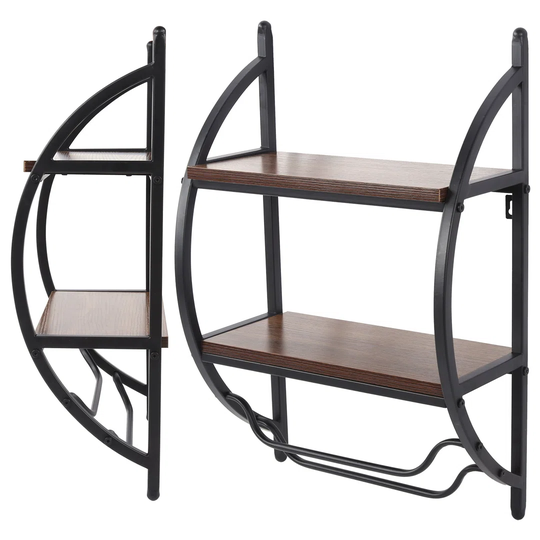 Hatchell 2 Piece Tiered Shelf with Towel Bar