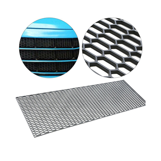 120x40cm Black ABS Plastic Honeycomb Mesh Grill Spoiler Bumper Vent