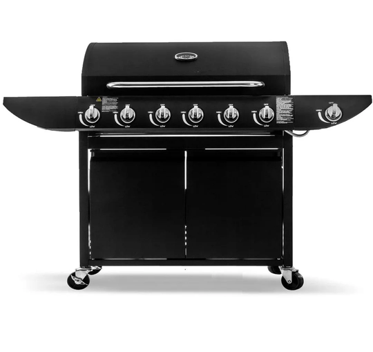 Camelopardalis 6-Burner Built-In Propane Gas BBQ with Cabinet