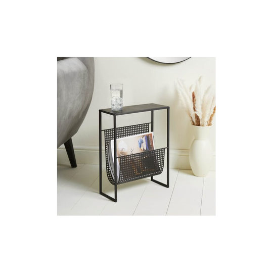 Urban Paradise Magazine Rack Style To Your Livingroom or Hallway-Black