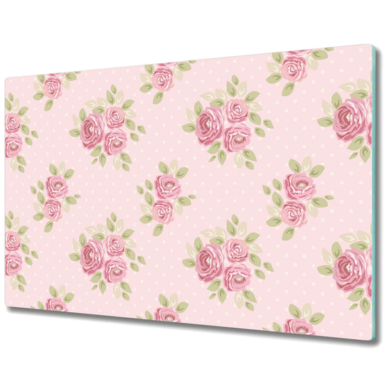 Markey Beautiful Rose Regular Flowers Chopping Board
