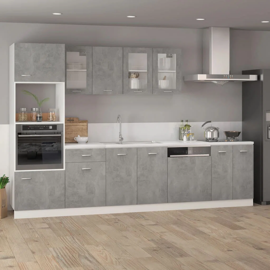 Hanging Glass Cabinet Black 80X31x60 Cm Engineered Wood