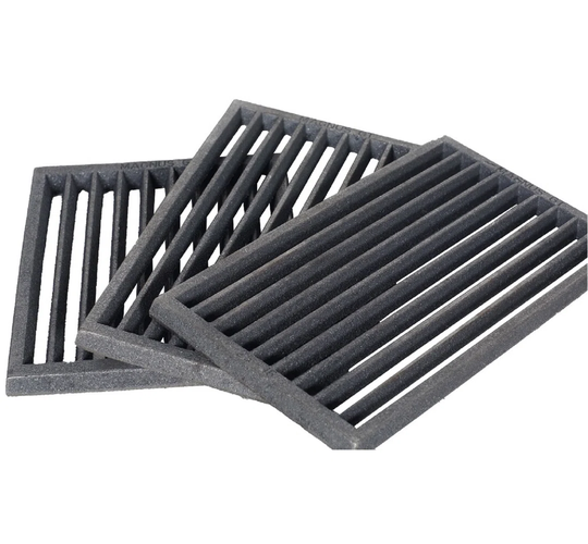Rectangular Cast Iron Fire Grate 18X22x1,5 Cm