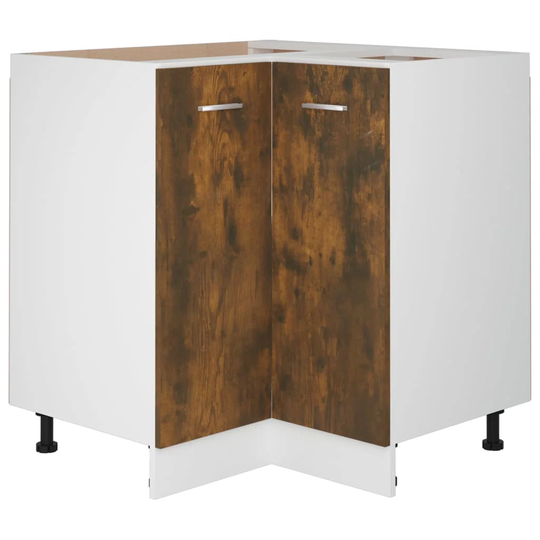 Latitude Run Kitchen Cabinet Brown Oak 75,5X75,5X80,5 Cm Engineered Wood