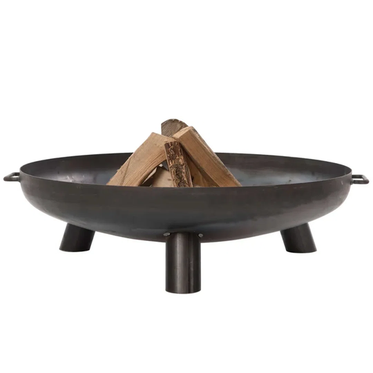 Guidinha 24Cm H x 80Cm W Steel Wood Burning Outdoor Fire Pit