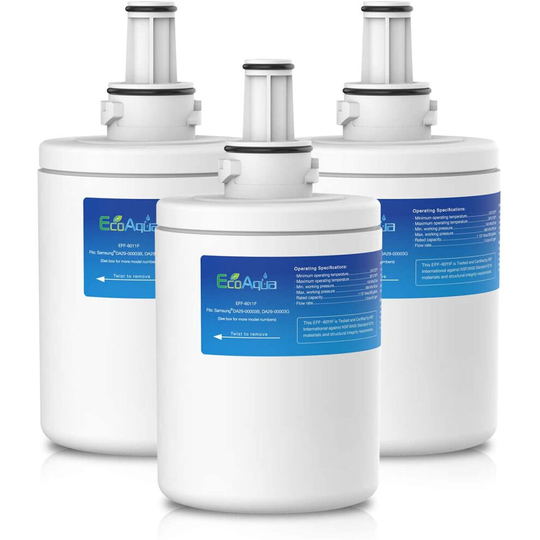 EFF-6011F Ice & Water Refrigerator Filter to fit Samsung Aqua Pure Plus DA29-00003F HAFIN1, HAFIN1/EXP DA2900003A DA29-00003B, DA2900003B