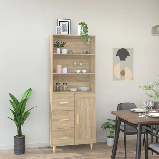 Kylil 69.5Cm Wide 3 Drawer Highboard