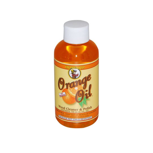 (140ml 4 fl oz Bottle) Orange Oil Furniture Polish, Wood Cleaner Bottle or Spray for Wooden Items
