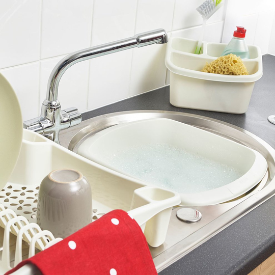 Large High Grade Plastic Rectangular Washing Bowl Kitchen Sink Basin Dish Wash