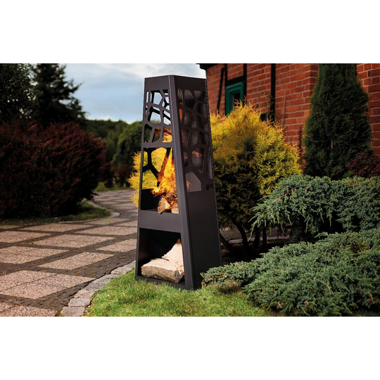 Huld Steel Wood Burning Outdoor Fireplace