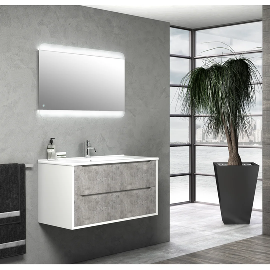 Yatts 910mm Wall Hung Single Vanity