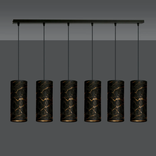 Sutter 6 - Light Kitchen Island Cylinder Pendant