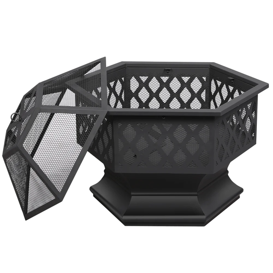 Halona Iron Wood Burning Fire Pit