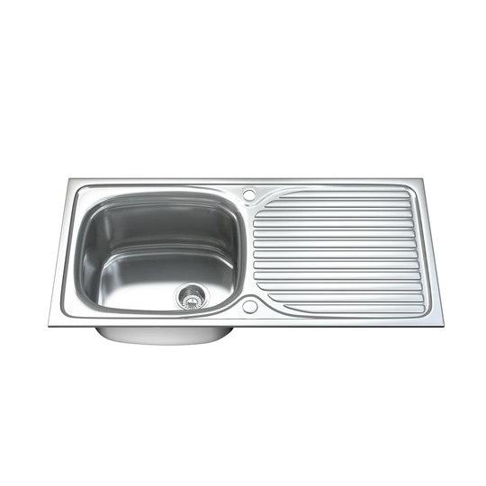 100cm x 50cm Stainless Steel Kitchen Sink