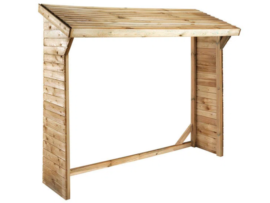 Michel 7Ft. x 2Ft. Wood Log Store
