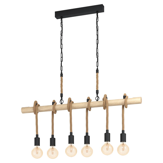Tanner 6 - Light Kitchen Island Bulb Pendant