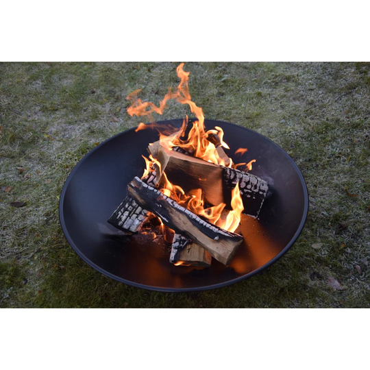 Anaysia 14Cm H x 59Cm W Steel Wood Burning Outdoor Fire Pit