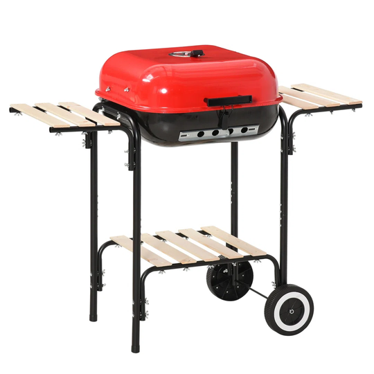 Dakota Fields 98 cm Portable Charcoal BBQ