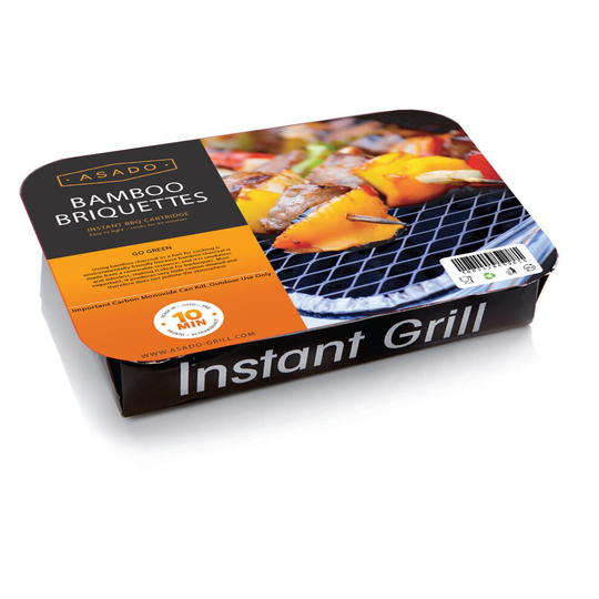 Bamboo Disposable BBQ Eco Friendly Instant Barbeque x 2