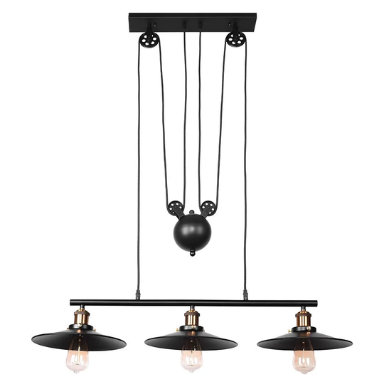 3 - Light Pulley Kitchen Island Pendant