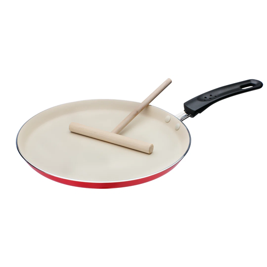 26cm Non-Stick Crepe Pan with Dough Spreader