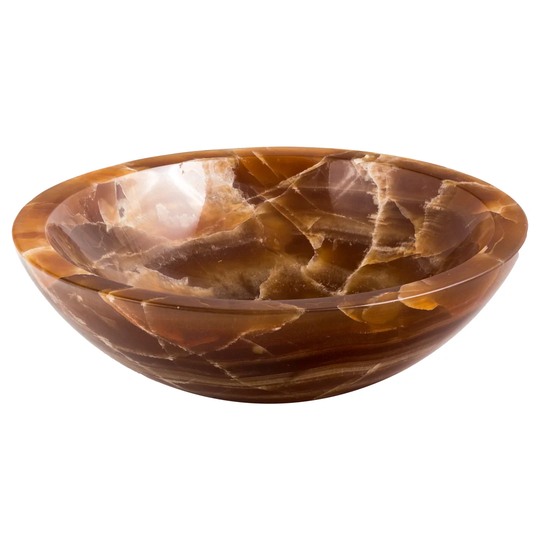 Ayana Stone Circular 430mm Countertop Basin
