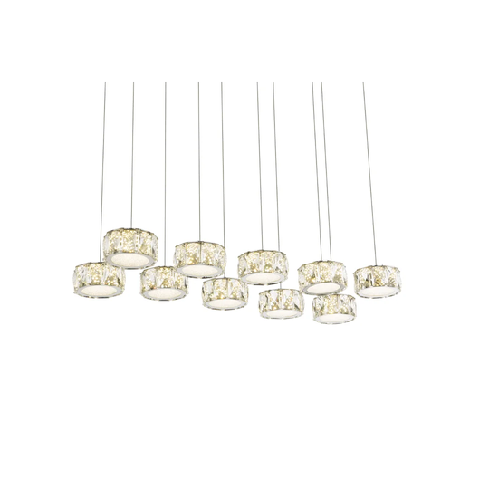 Amur 14-Light Kitchen Island LED Pendant