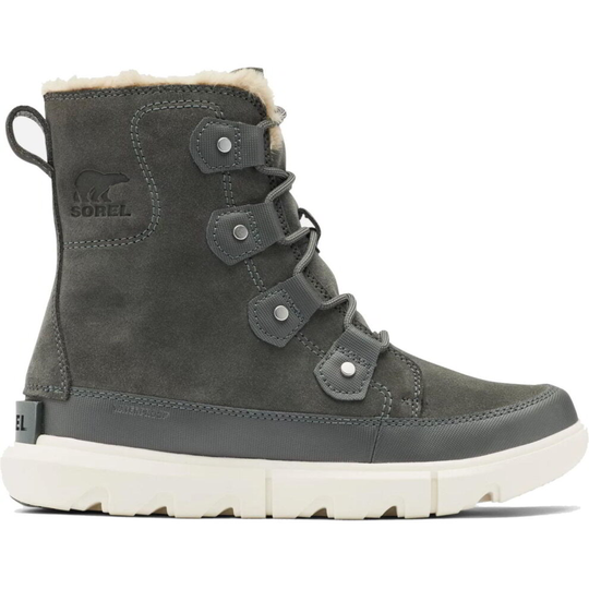 (Grill Fawn, UK 6.5) Sorel Explorer II Joan Womens Ladies Grey Waterproof Ankle Boots