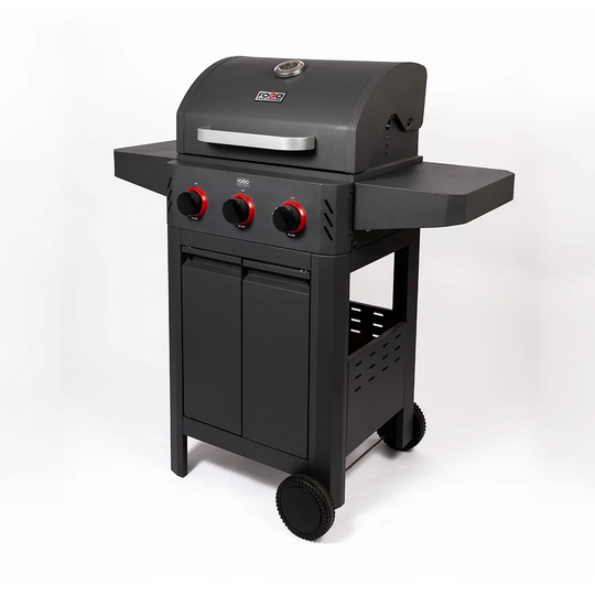 3-Burner Natural Gas BBQ with Cabinet