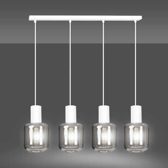Habiki 4-Light Kitchen Island Jar Pendant
